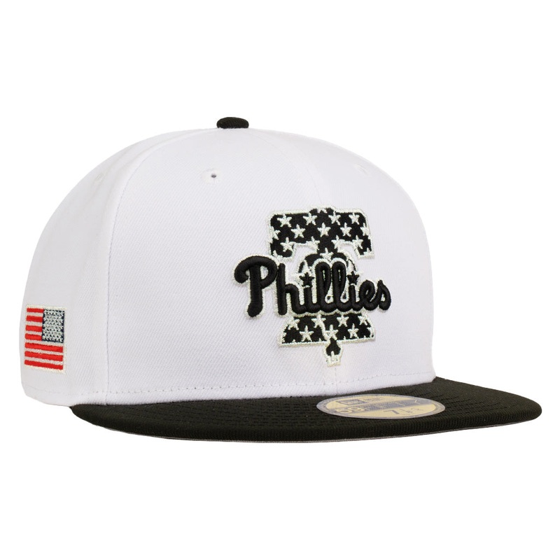 MLB Philadelphia Phillies New Era Space Shuttle 59FIFTY Fitted Hat – White