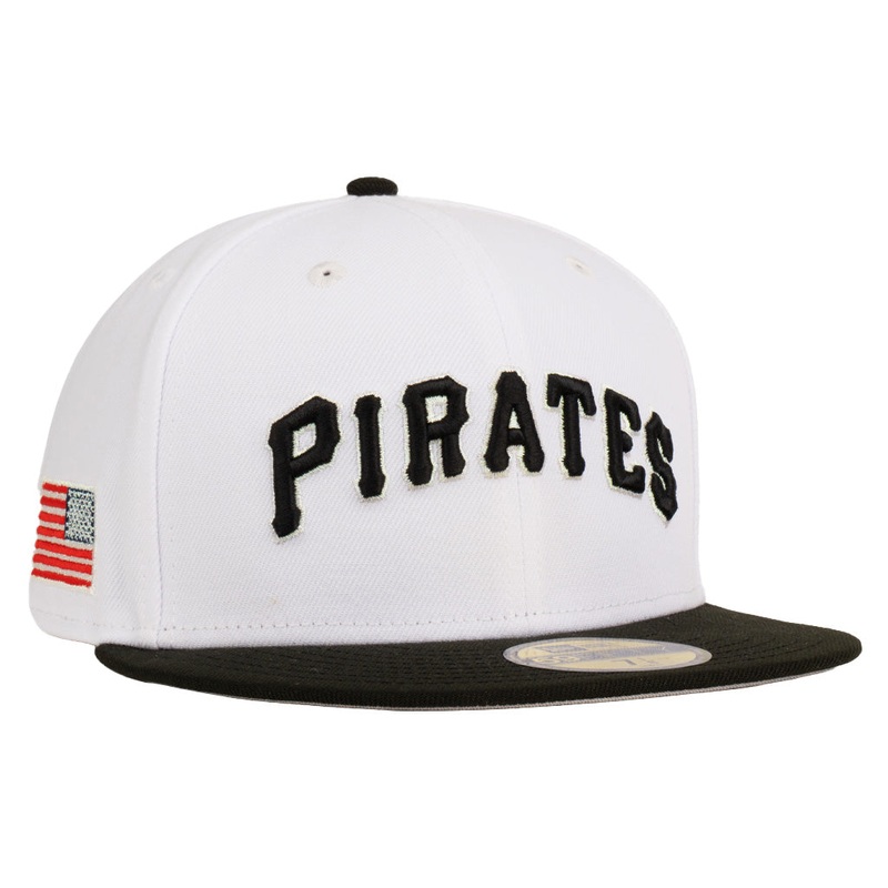 MLB Pittsburgh Pirates New Era Space Shuttle 59FIFTY Fitted Hat – White