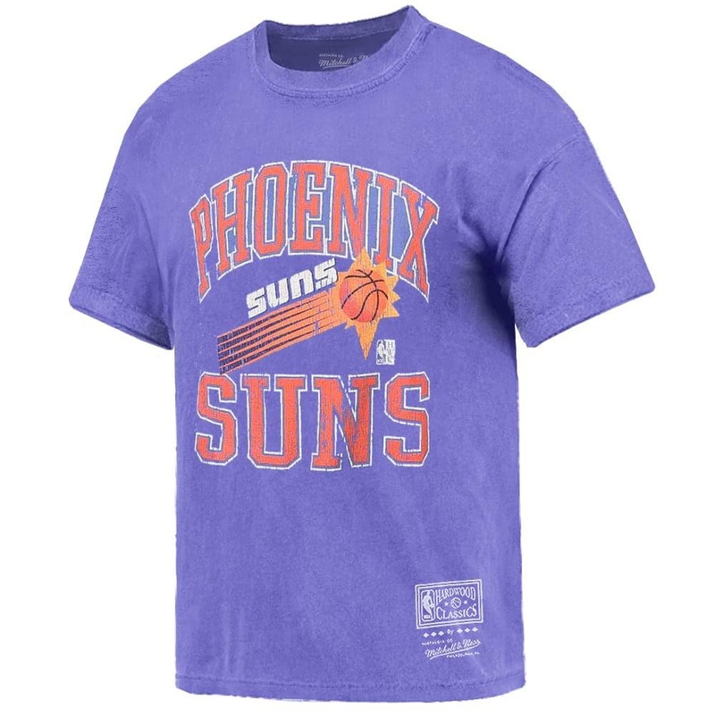 Phoenix Suns Mitchell & Ness NBA HWC Arch Vintage Oversized T-Shirt – Faded Purple