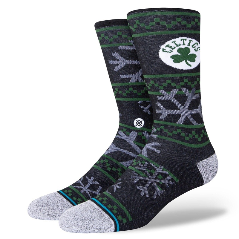 Boston Celtics Stance NBA Team Frosted Crew Socks – Black