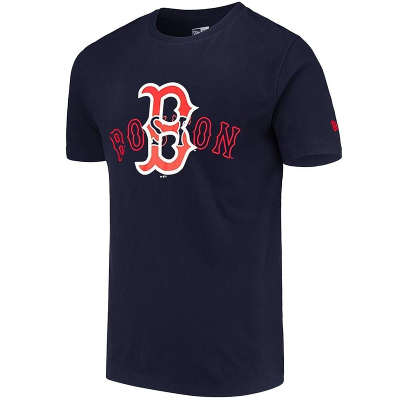 Boston Red Sox New Era MLB Script Thru T-Shirt – Navy