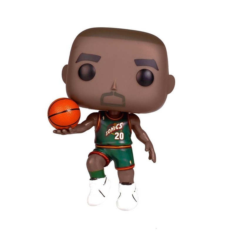 Gary Payton Seattle Supersonics Funko NBA Pop 116 Special Edition Figure – Green