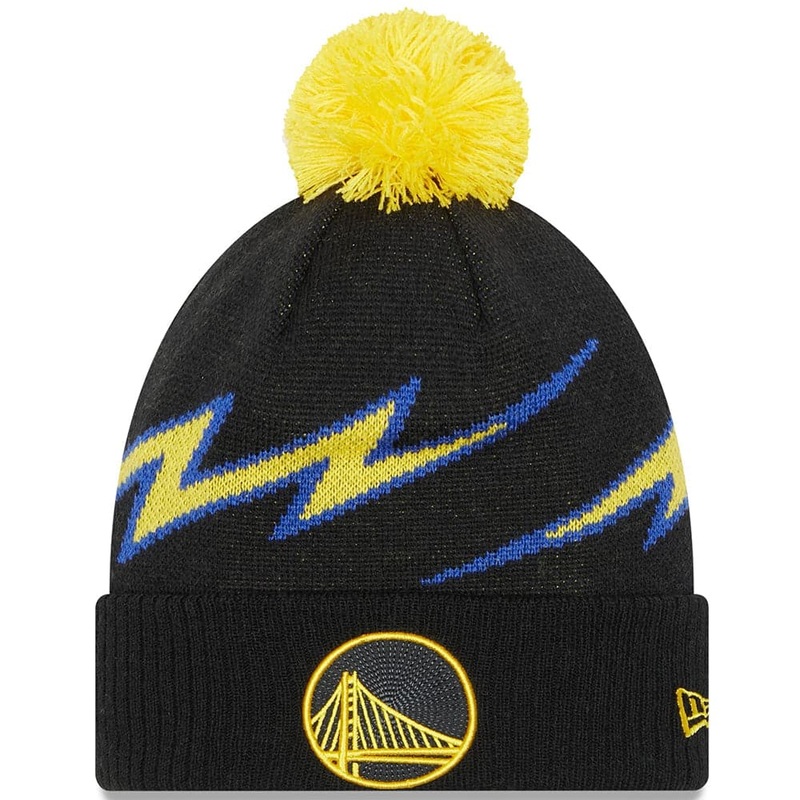 Golden State Warriors New Era NBA 21-22 City Edition Knit Beanie – Black