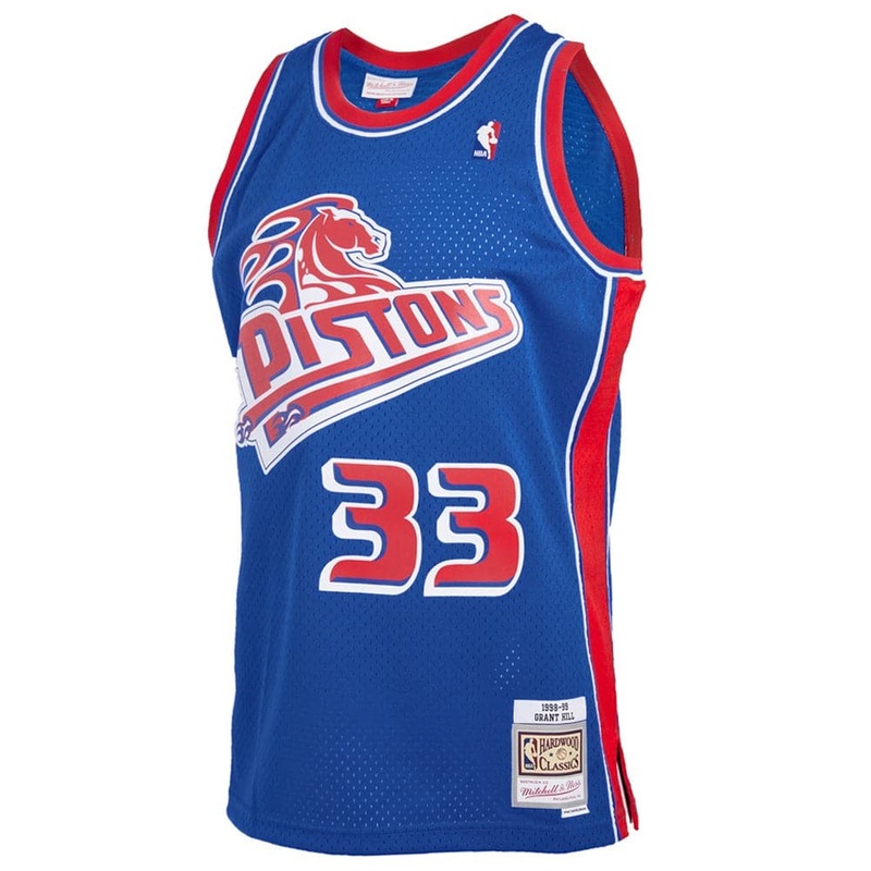 Grant Hill Detroit Pistons Mitchell & Ness NBA Reload 2.0 98-99 Swingman Jersey – Blue