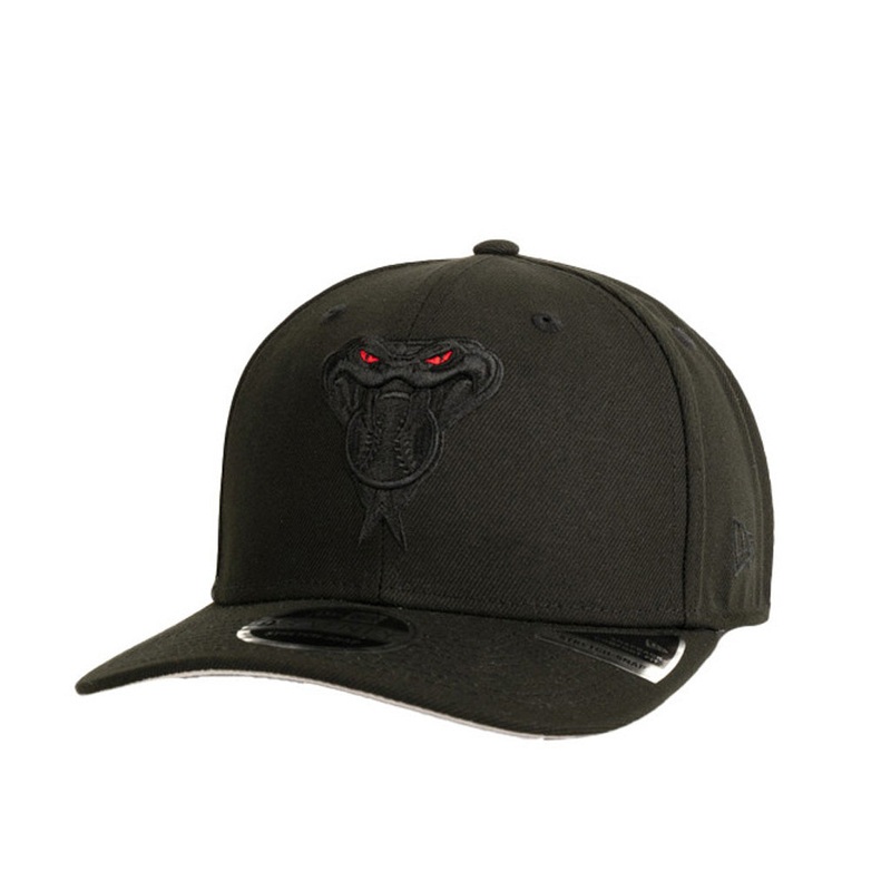 MLB Arizona Diamondbacks New Era Snakehead Red Eye 9SEVENTY Stretch-Snapback Hat – Black