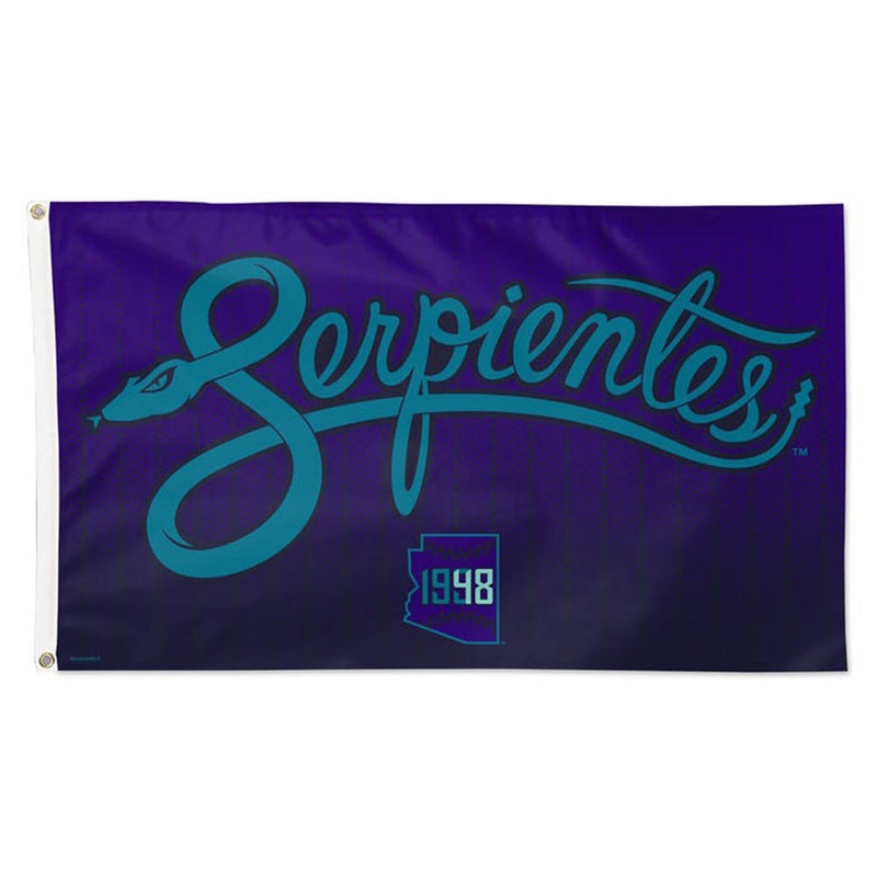 MLB Arizona Diamondbacks WinCraft 2025 City Connect 3′ x 5′ Deluxe Flag – Purple