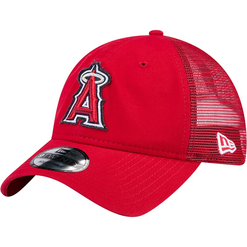MLB Los Angeles Angels New Era Game Day 9TWENTY Snapback Trucker Hat – Red