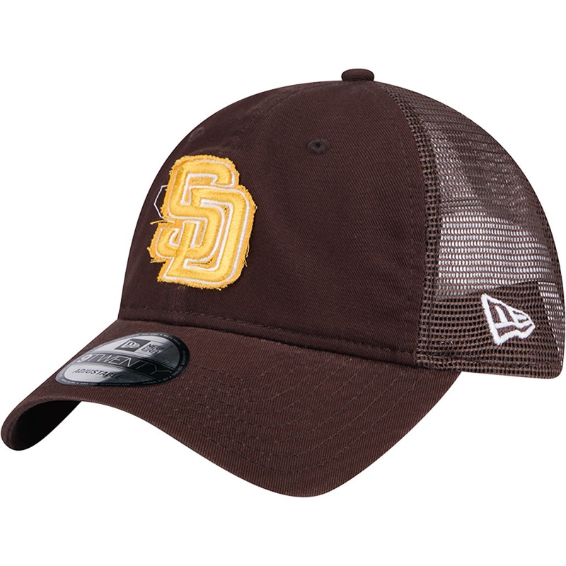 MLB San Diego Padres New Era Game Day 9TWENTY Snapback Trucker Hat – Brown