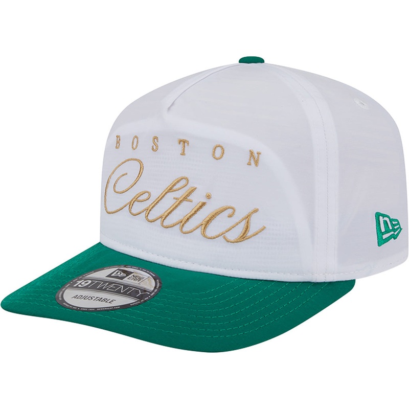 NBA Boston Celtics New Era 2025 NBA Draft 9FIFTY Golfer Adjustable Hat – White