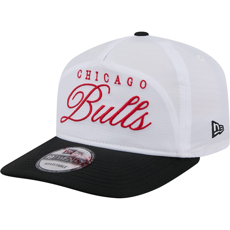 NBA Chicago Bulls New Era 2025 NBA Draft 9FIFTY Golfer Adjustable Hat – White