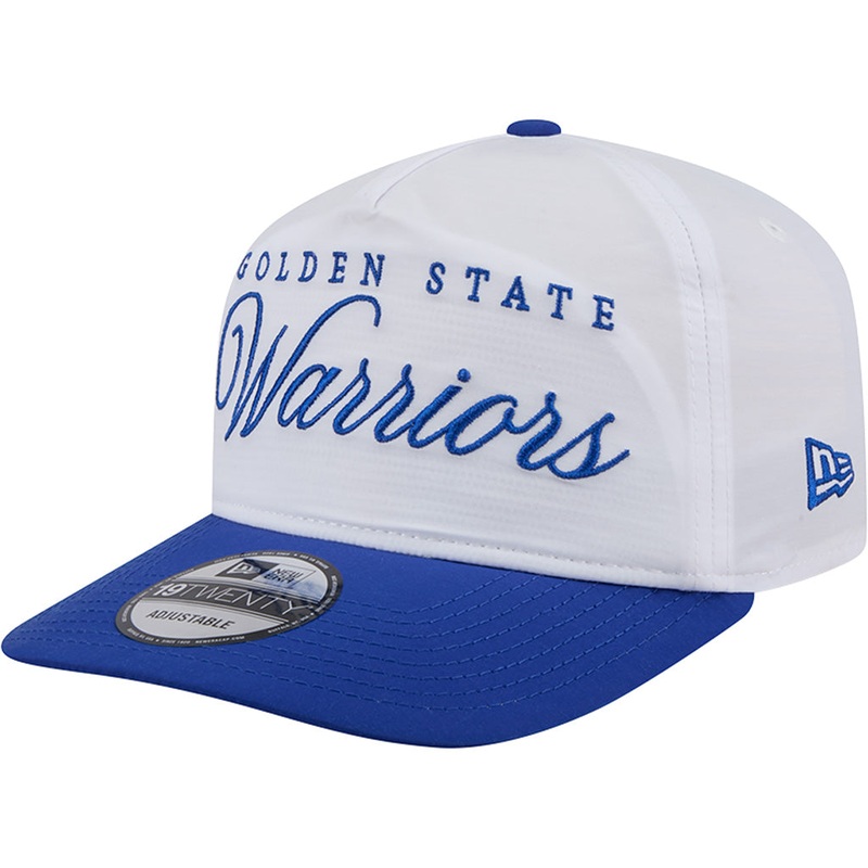 NBA Golden State Warriors New Era 2025 NBA Draft 9FIFTY Golfer Adjustable Hat – White