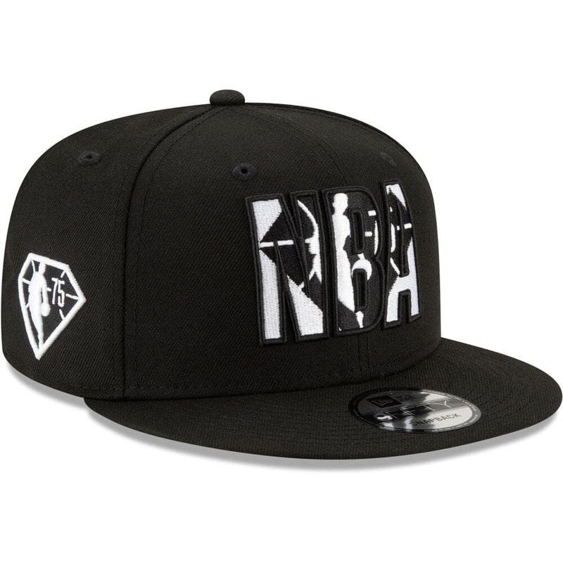 NBA Logoman New Era NBA 2021 Draft Alternate 9FIFTY Snapback Hat – Black