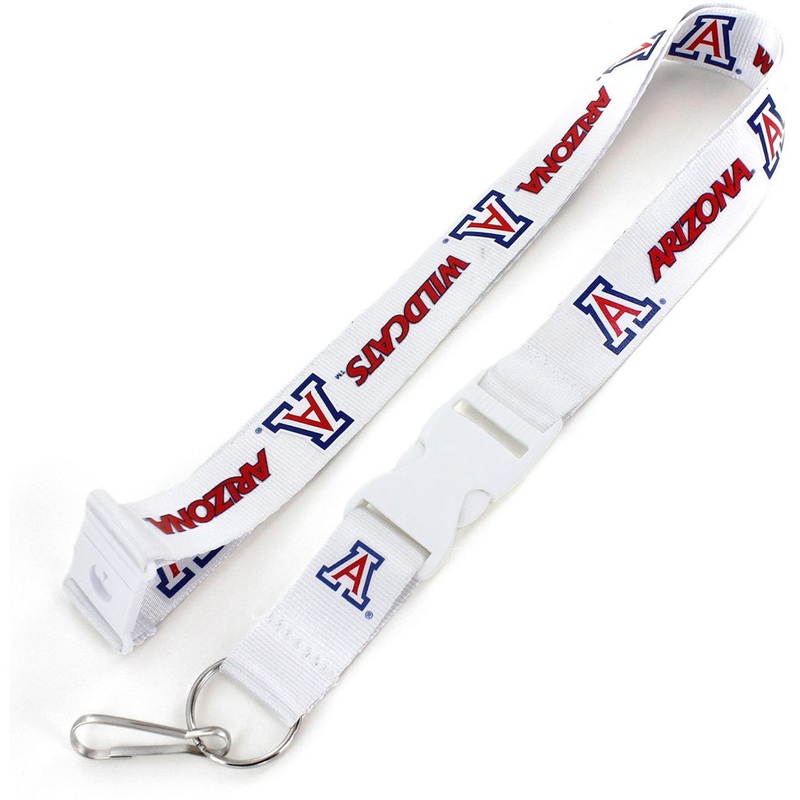 NCAA Arizona Wildcats Aminco Lanyard – White