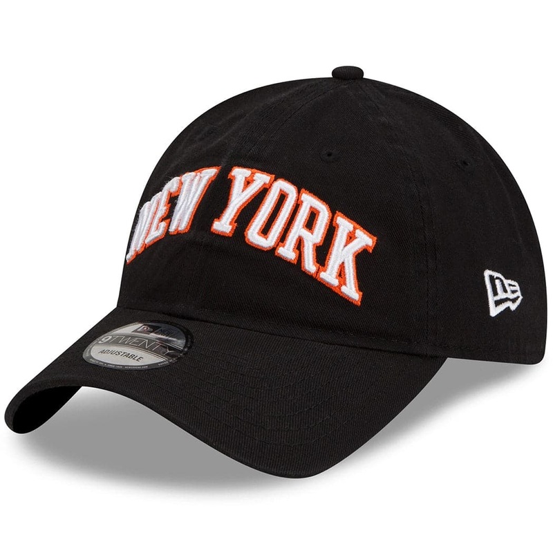 New York Knicks New Era NBA 21-22 City Edition 9TWENTY Hat – Black