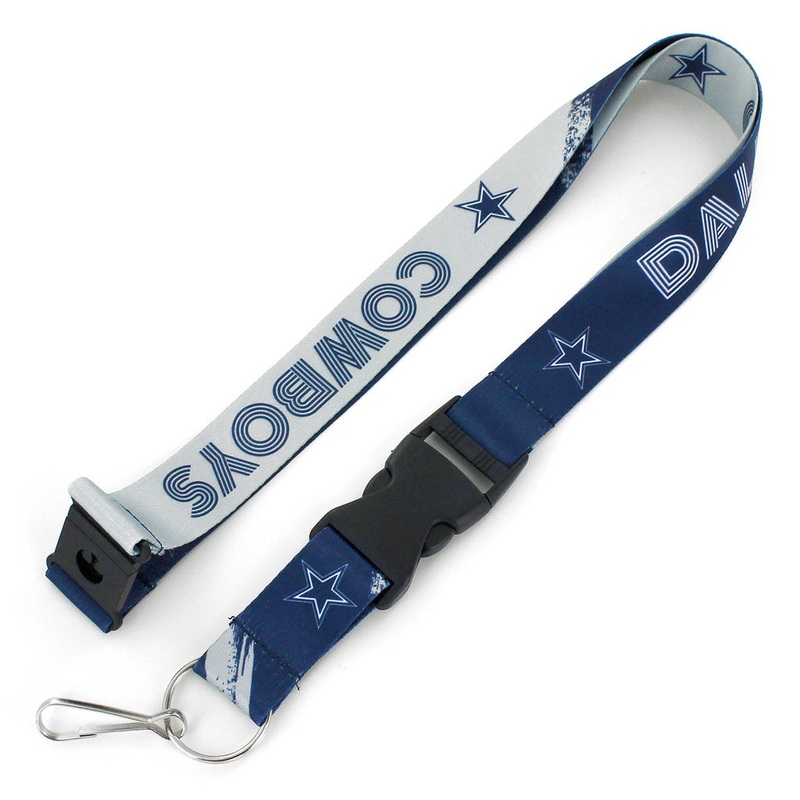 NFL Dallas Cowboys Aminco Crossfade Lanyard – Navy