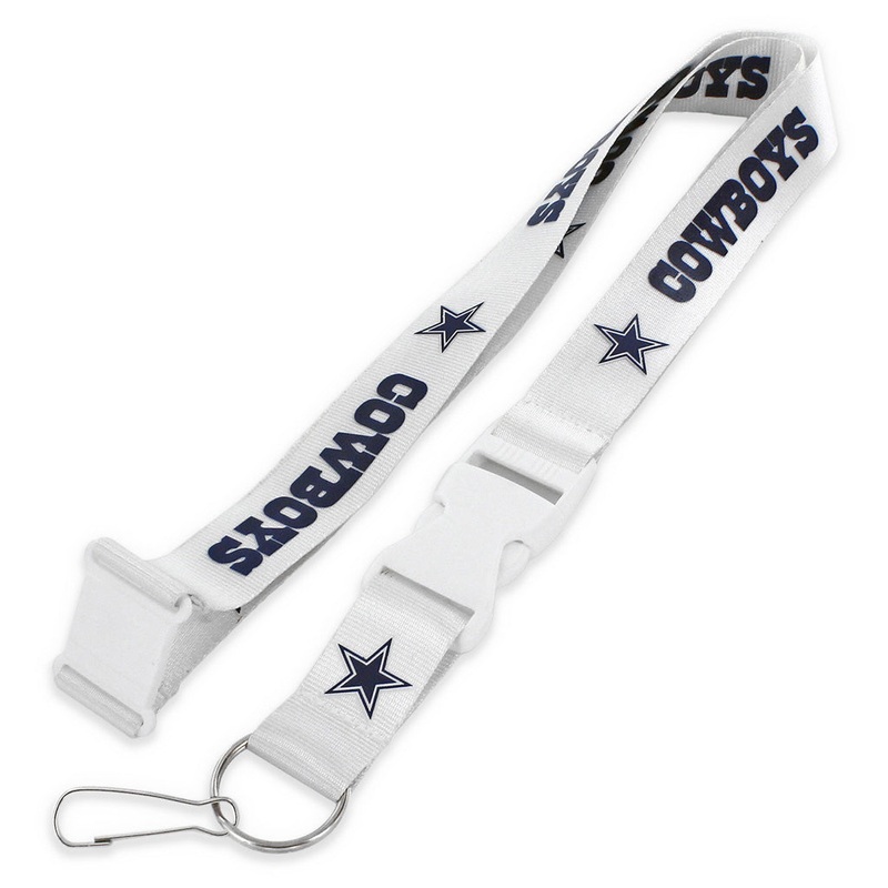 NFL Dallas Cowboys Aminco Lanyard – White