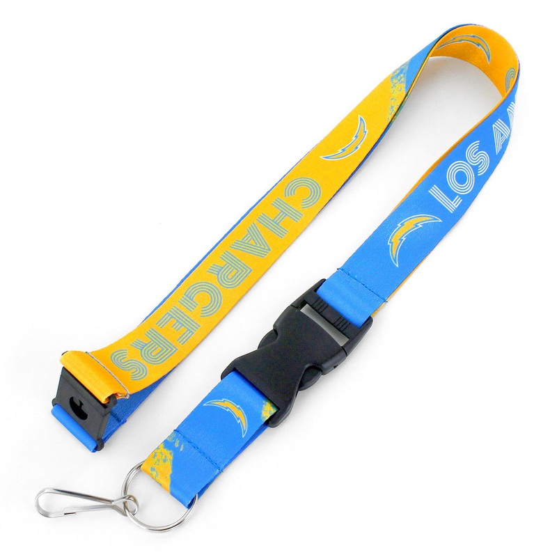 NFL Los Angeles Chargers Aminco Crossfade Lanyard – Blue