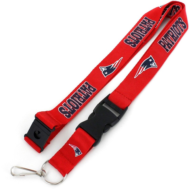 NFL New England Patriots Aminco Lanyard – Red