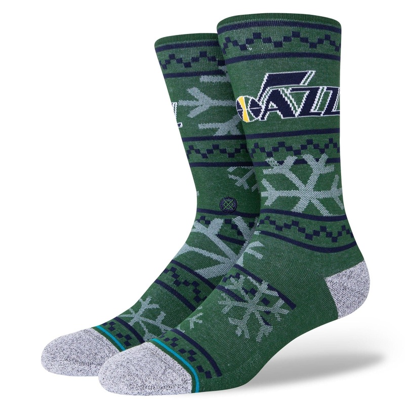 Utah Jazz Stance NBA Team Frosted Crew Socks – Green
