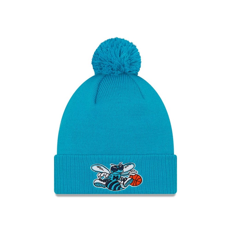 Youths Charlotte Hornets New Era NBA 21-22 City Edition Alt Knit Beanie – Teal