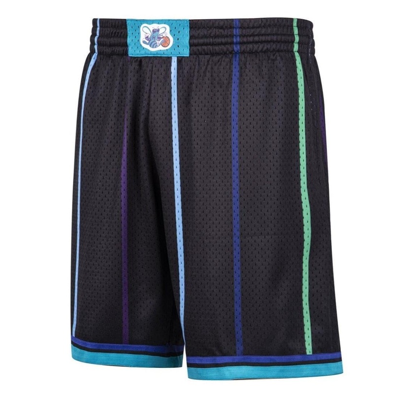 Charlotte Hornets Mitchell & Ness NBA Reload 2.0 92-93 Swingman Shorts – Black