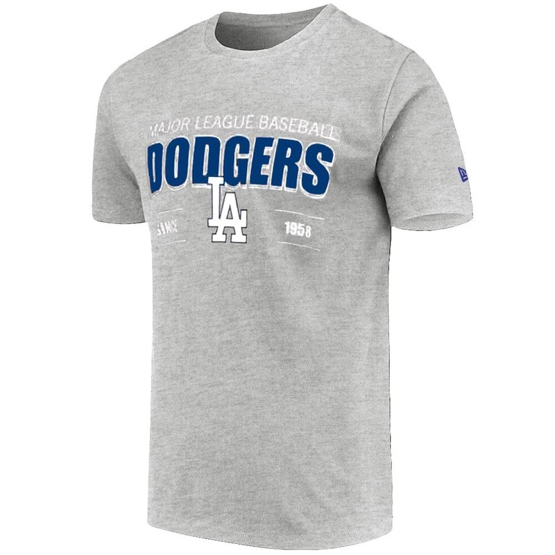 Los Angeles Dodgers New Era MLB Team Frontline T-Shirt – Grey