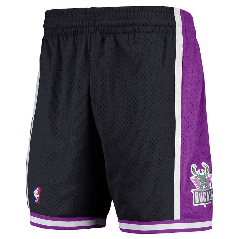 Milwaukee Bucks Mitchell & Ness NBA Reload 2.0 00-01 Swingman Shorts – Black
