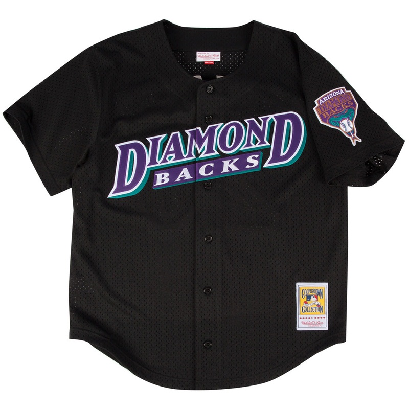 MLB Arizona Diamondbacks Randy Johnson Mitchell & Ness ’99 Authentic Batting Practice Jersey
