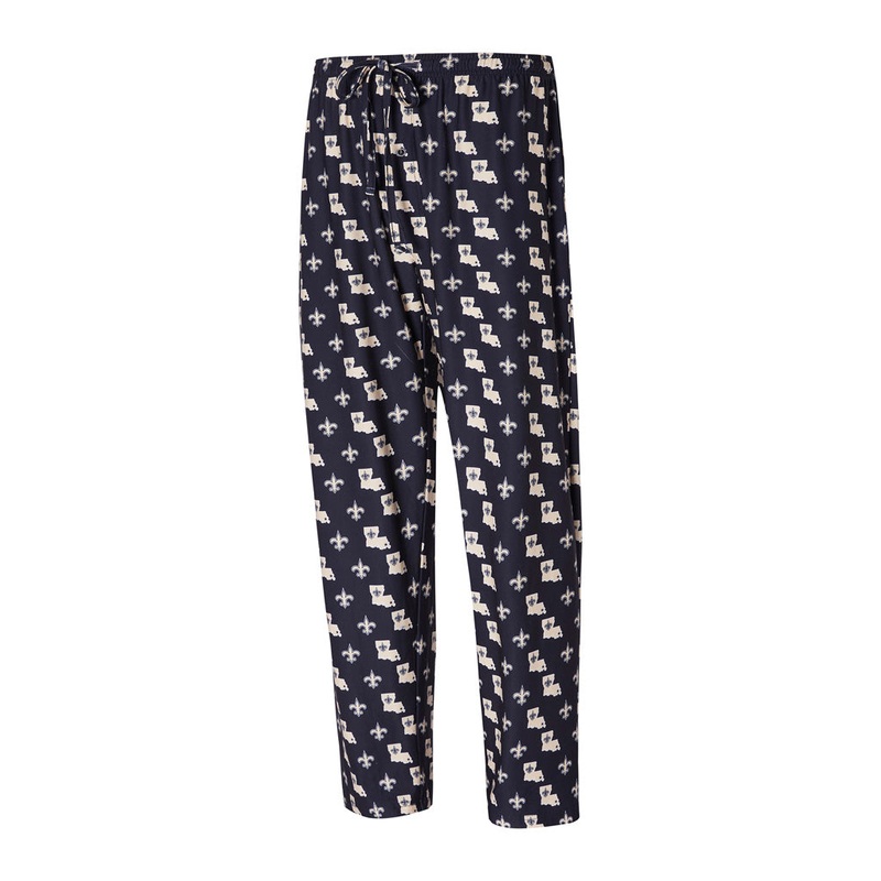 NFL New Orleans Saints Concepts Sport Record Knit Pajama Pants