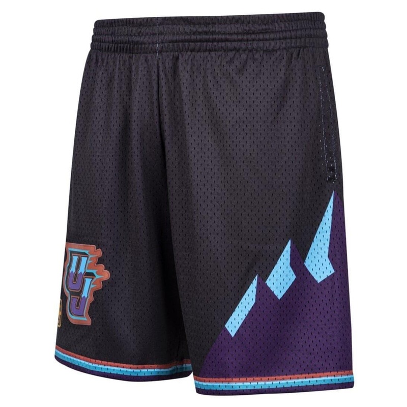 Utah Jazz Mitchell & Ness NBA Reload 2.0 96-97 Swingman Shorts – Black