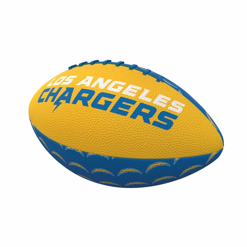 NFL Los Angeles Chargers Logo Brands Mini Rubber Ball