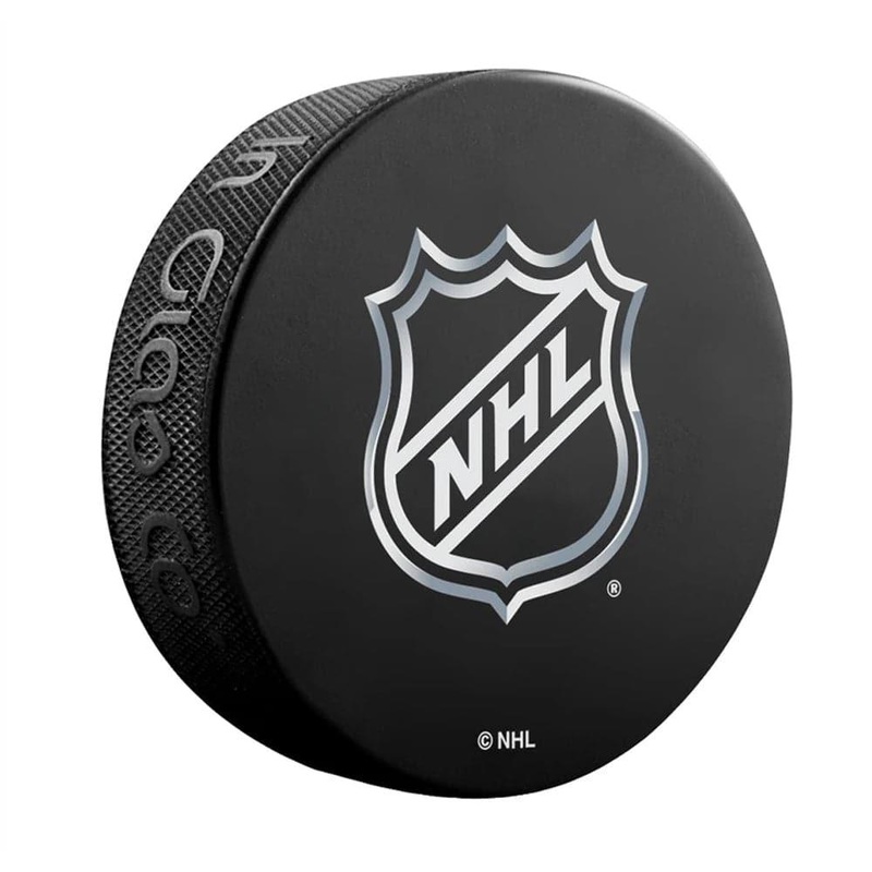NHL Shield Inglasco Souvenir Puck