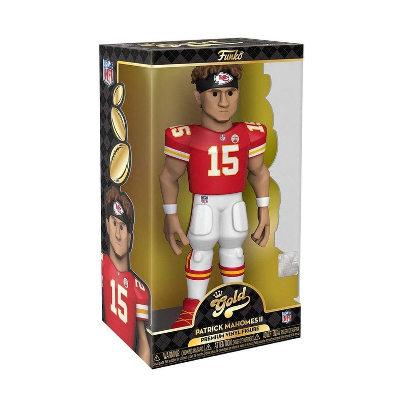 Patrick Mahomes Kansas City Chiefs Funko NFL 12″ Jumbo Vinyl Gold Figure