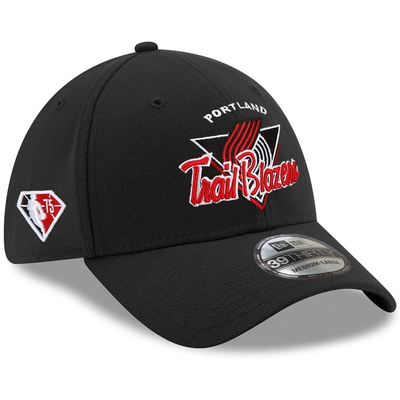 Portland Trail Blazers New Era 2021 NBA Tip Off 39THIRTY Flex Fit Hat – Black