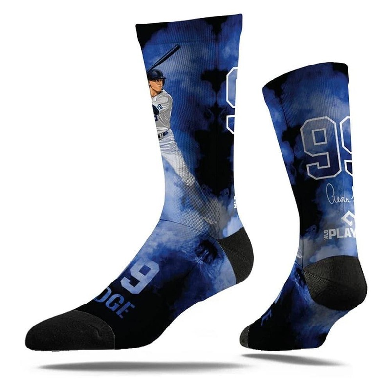 Aaron Judge New York Yankees Strideline MLB Fog Classic Crew Socks – Black