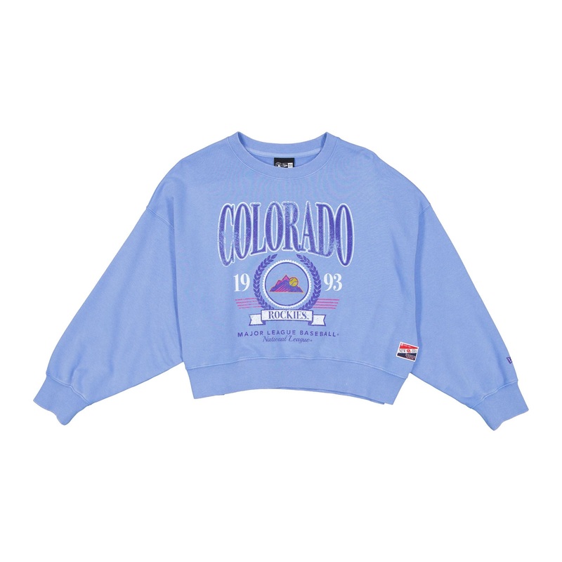 Colorado Rockies City Connect Women’s Distressed Crewneck