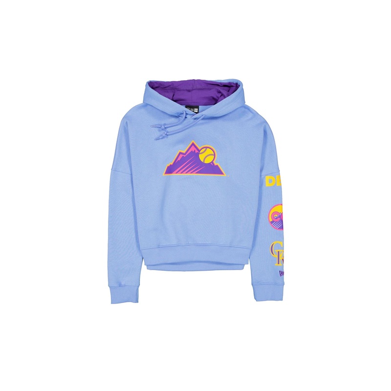 Colorado Rockies City Connect Women’s Pastel Blue Hoodie