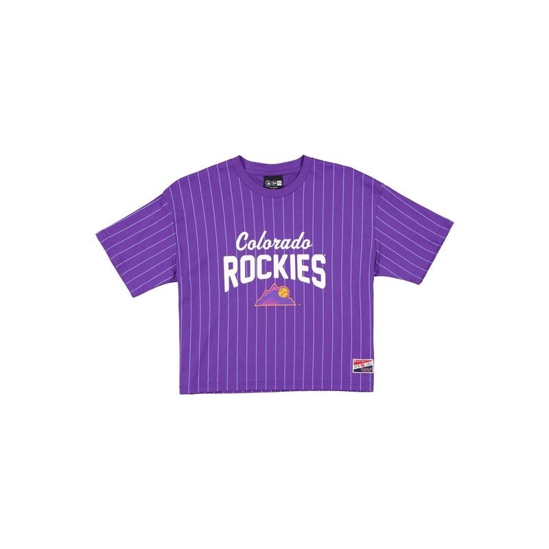 Colorado Rockies City Connect Women’s Pinstripe T-Shirt