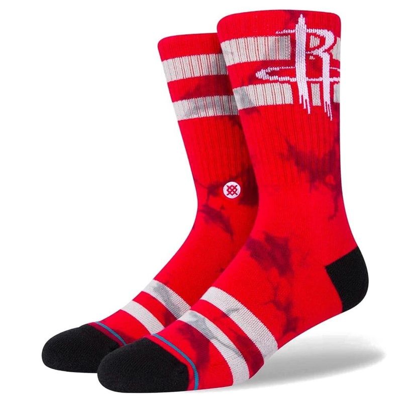 Houston Rockets Stance NBA Team Dyed Crew Socks – Red