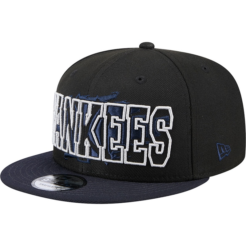 MLB New York Yankees New Era Splatter 9FIFTY Snapback Hat – Black