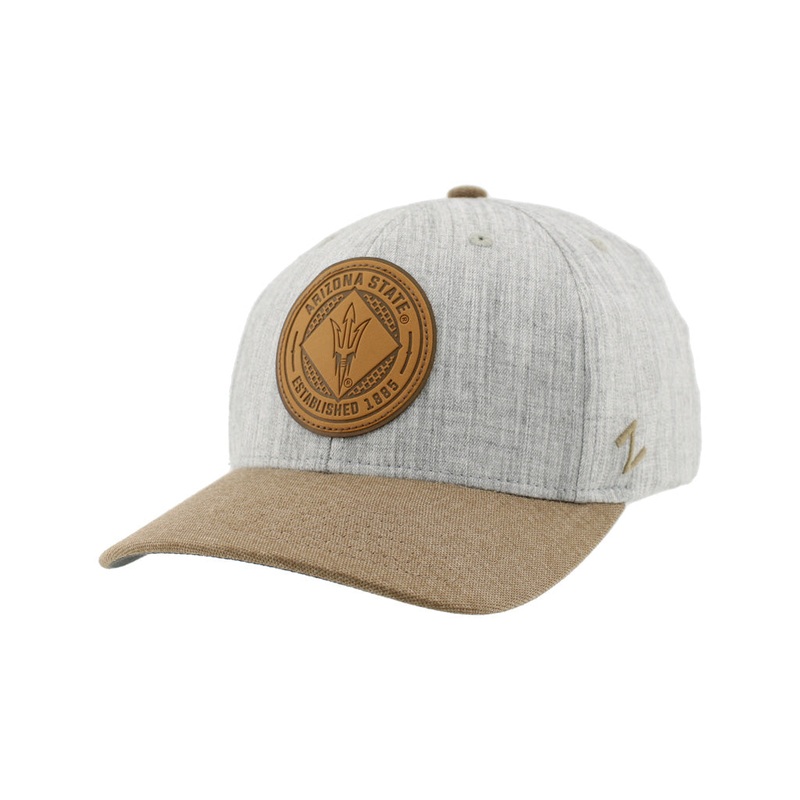 NCAA Arizona State Sun Devils Zephyr First Class Flex Hat – Gray