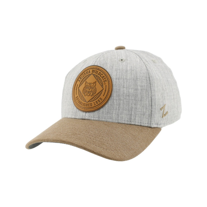 NCAA Arizona Wildcats Zephyr First Class Flex Hat – Gray