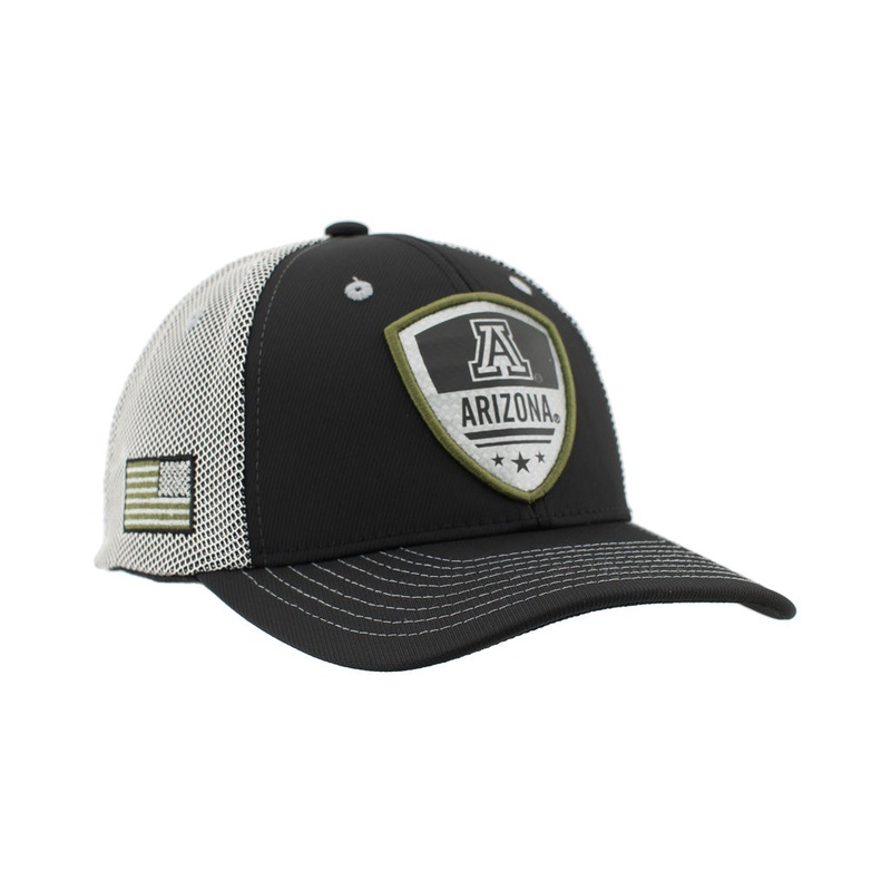 NCAA Arizona Wildcats Zephyr Reflex Trucker Adjustable Hat – Black
