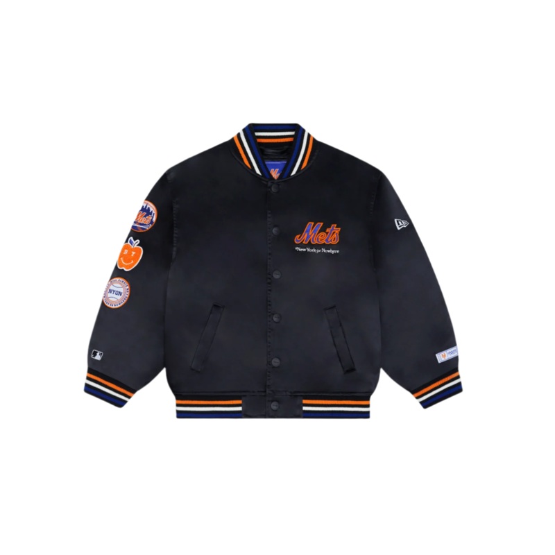 New York or Nowhere x New York Mets Youth Black Jacket