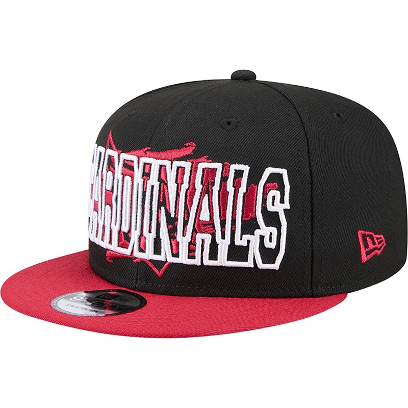 NFL Arizona Cardinals New Era Splatter 9FIFTY Snapback Hat – Black