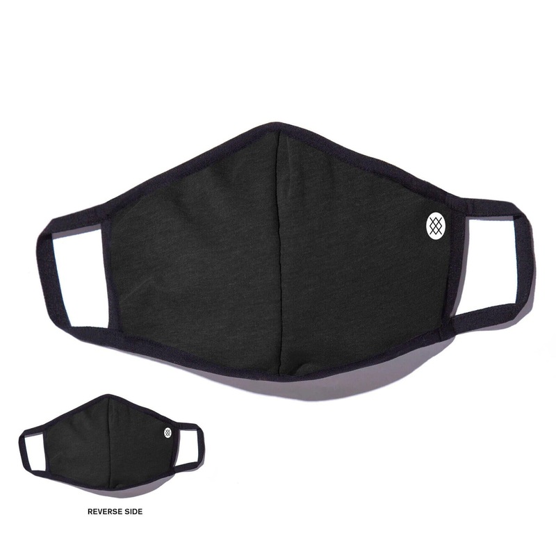 Stance Branded Logo Protective Face Mask – Black/Black