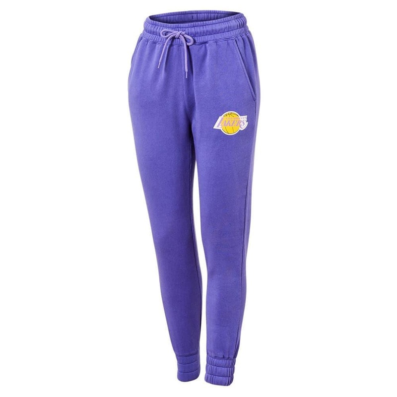 Womens Los Angeles Lakers Mitchell & Ness NBA Logo Vintage Track Pants – Purple