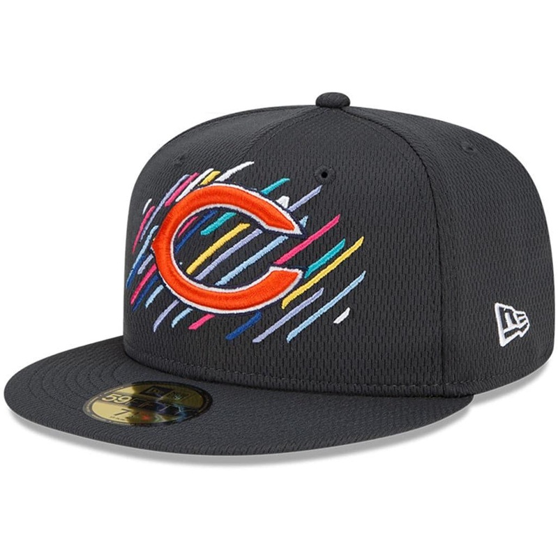 Chicago Bears New Era NFL 2021 Crucial Catch 59FIFTY Fitted Hat – Steel