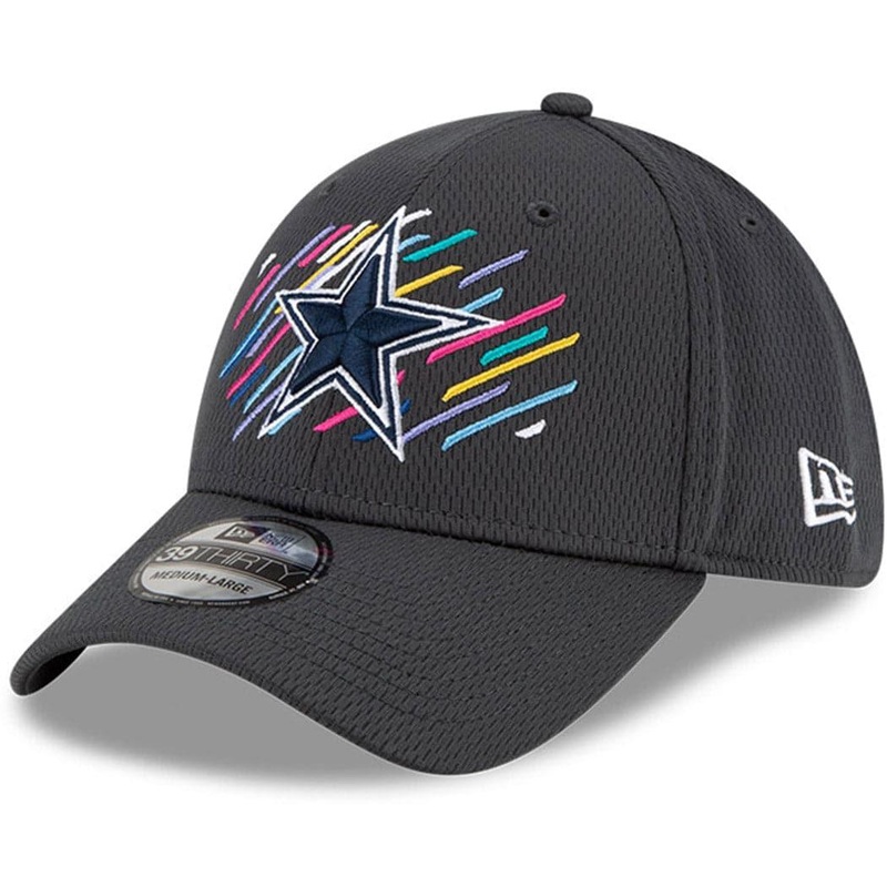 Dallas Cowboys New Era NFL 2021 Crucial Catch 39THIRTY Flex Fit Hat – Steel