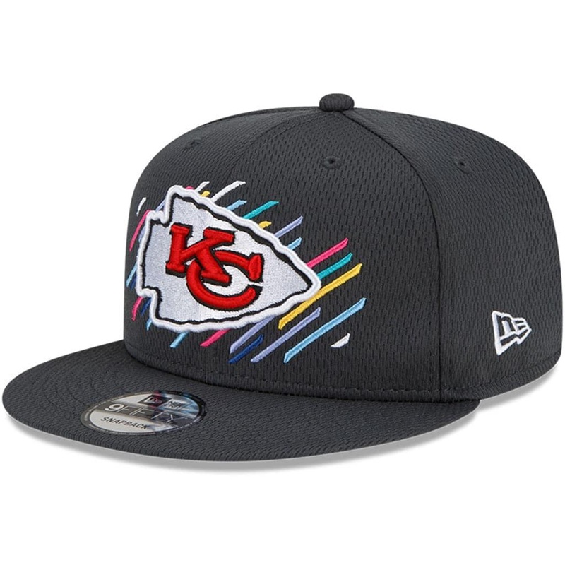 Kansas City Chiefs New Era NFL 2021 Crucial Catch 9FIFTY Snapback Hat – Steel